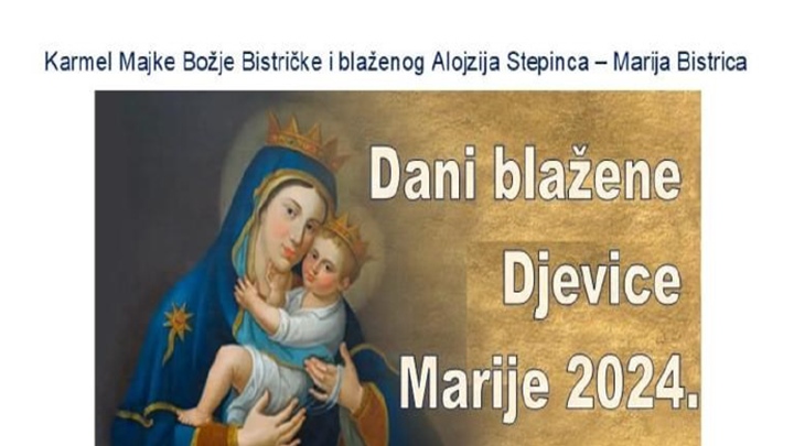 Dani Blažene Djevice Marije 2024. u Karmelu